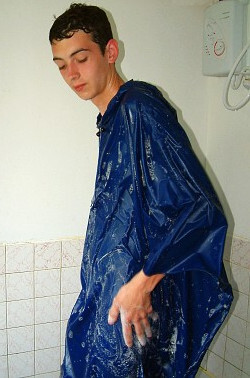 poncho cape shower wet bulge